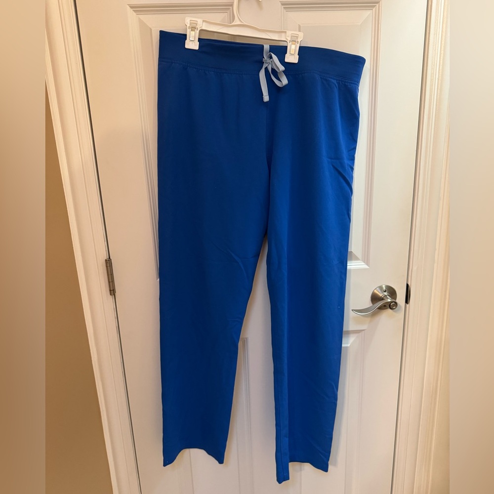 Figs Livingston Scrub Pant L royal blue